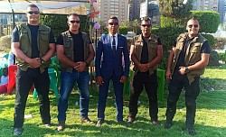 Ambassador Islam Hamdy participated in the national celebrations